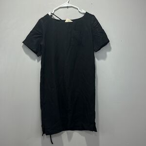 Loft Black Dress With String Belt